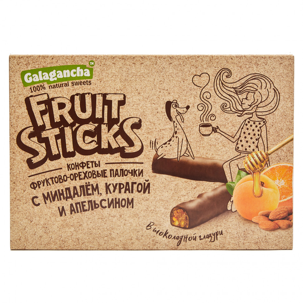  Берестов КРАФТ Fruit Stiсks с курагой и миндалем, 175г   в Кстове