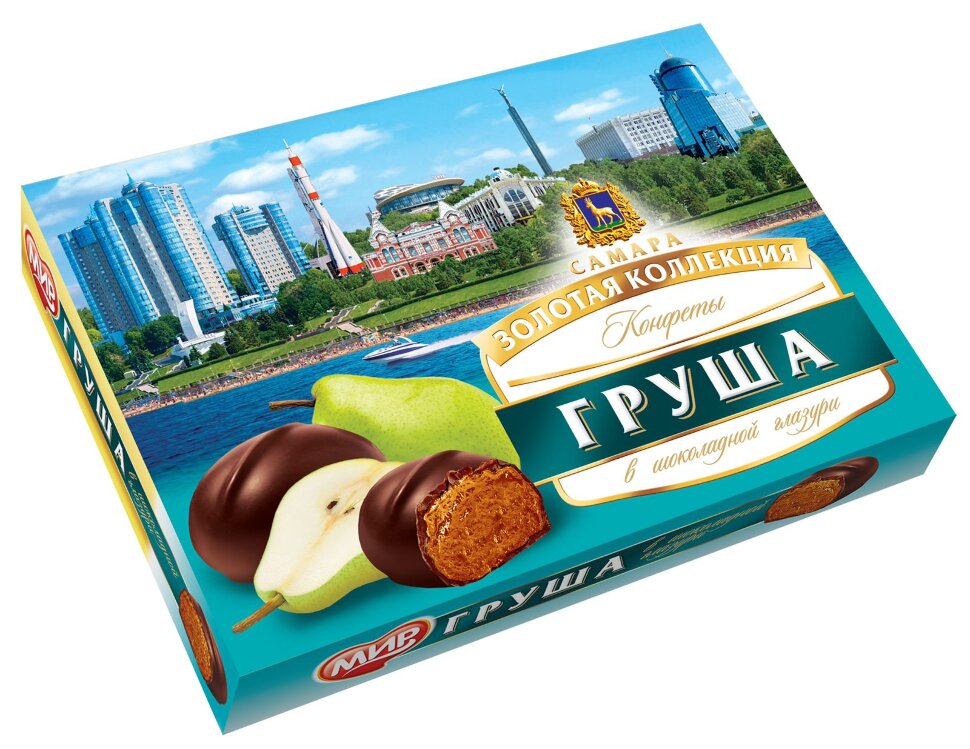  КФ МИР Груша в шоколадной глазури 160г  в Кстове