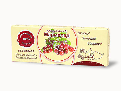  Мармелад натуральный "Брусника" 140г в Кстове