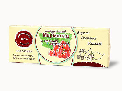  Мармелад натуральный "Красная смородина" 140г в Кстове