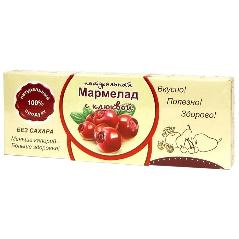  Мармелад натуральный "Клюква" 140г в Кстове