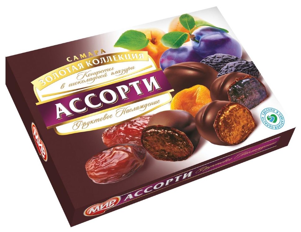 КФ МИР Фруктовое наслаждение (набор шоколадных конфет) 170г в Кстове